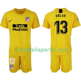 Tenue Atlético Madrid Gardien Oblak 13 Enfant Tenue 2018-2019 Maillot de Foot